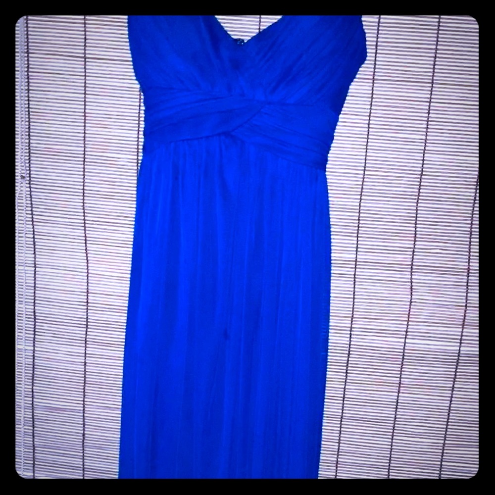 Morgan & Co Royal Blue Dress -Size Small